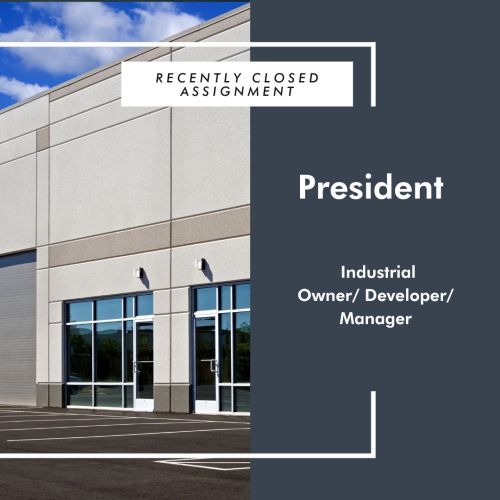 President - Industrial Owner/Developer/Manager